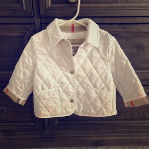 Burberry Baby quilted jacket